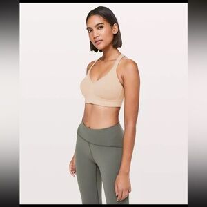 LULULEMON TAN SPORTS BRA